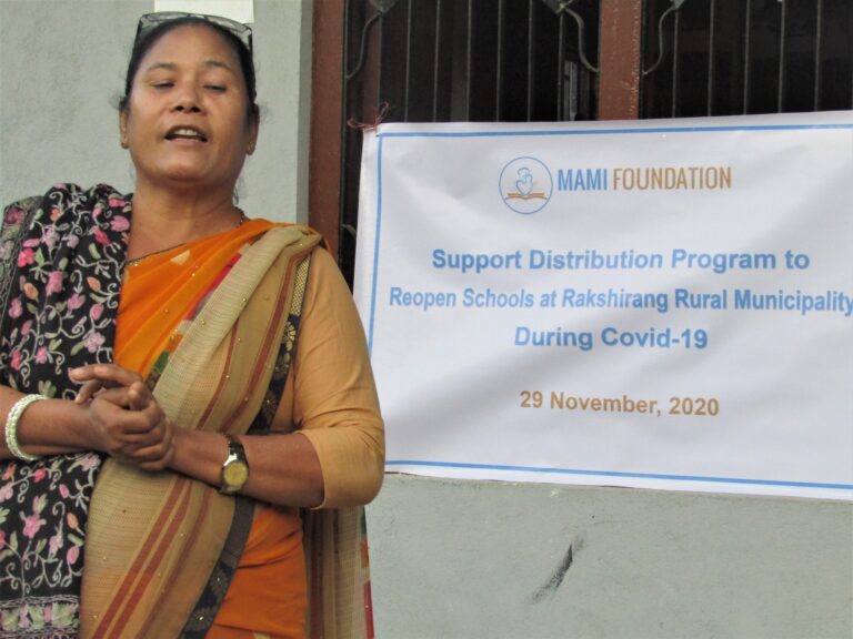 MAMI Foundation has provided support to bring about 500 student back in their schools safely